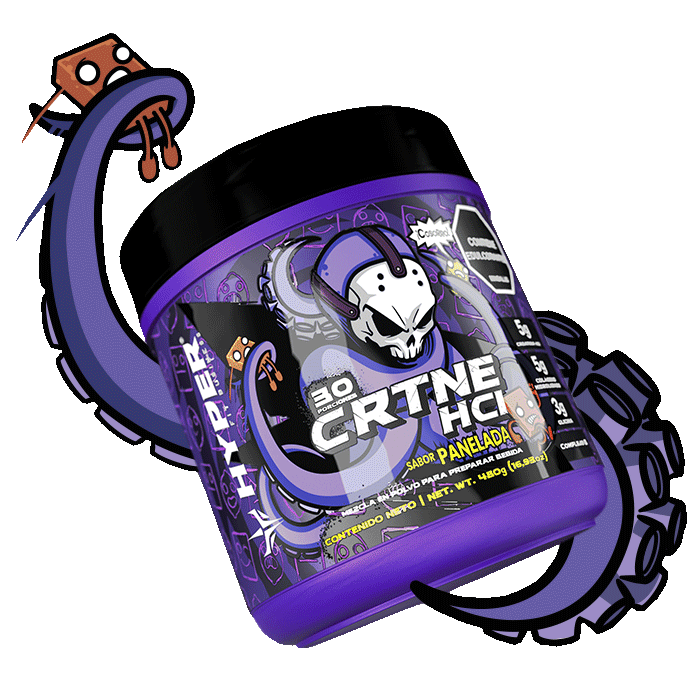 CRTNÉ HCl Creatina  + Colágeno  + Glicina - Sabor Panelada (480g)