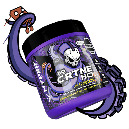 CRTNÉ HCl Creatina  + Colágeno  + Glicina - Sabor Panelada (480g)