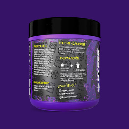 CRTNÉ HCl Creatina  + Colágeno  + Glicina - Sabor Panelada (480g)