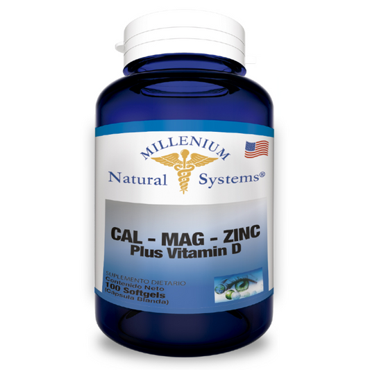 CAL – MAG – ZINC PLUS VITAMIN D 100 SOFTGELS