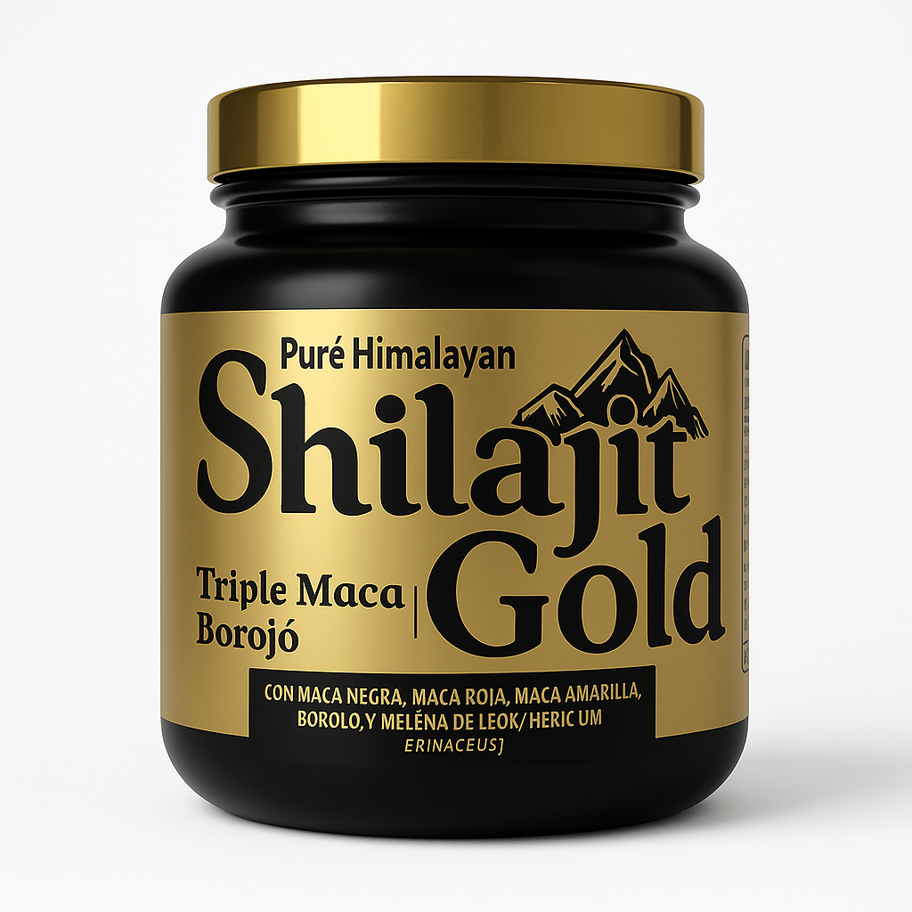 Shilajit Gold Triple Maca + Borojó 125 ml – Puré Himalayan - Promoción x 3 Und