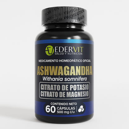 Ashwagandha 60 Cápsulas – EDERVIT Salud y Nutrición