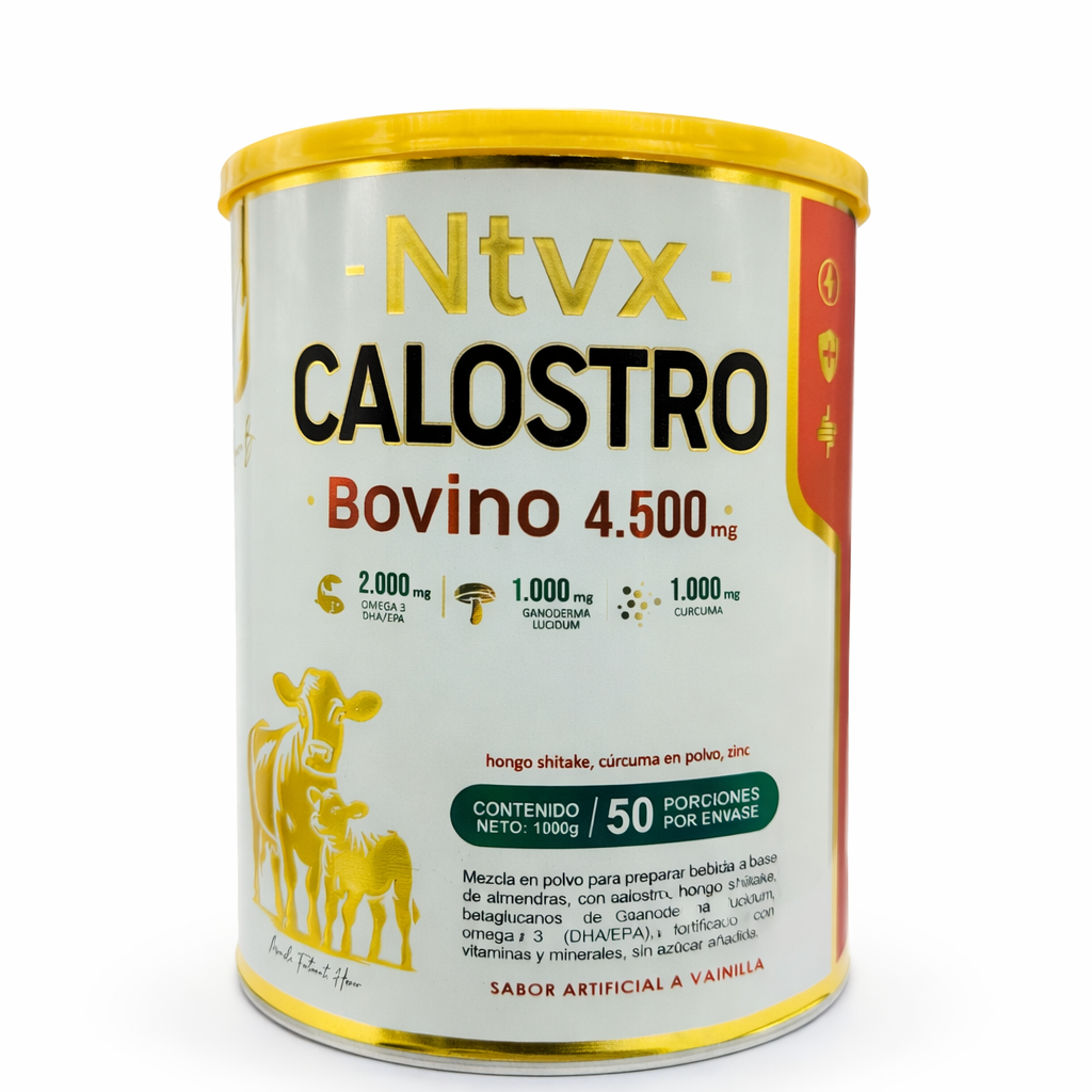 Calostro Bovino 4.500mg Nutrivex 1000 g 50 Servicios