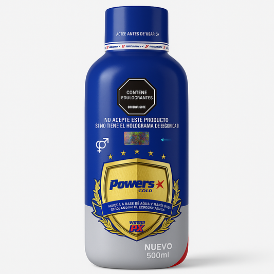 Powers-X Gold 500ml – Bebida  Natural