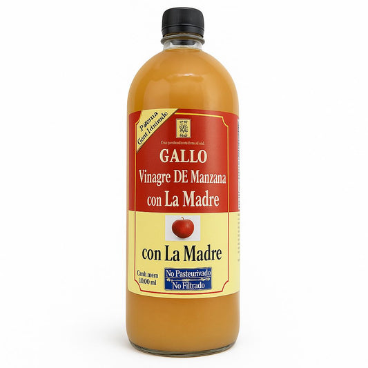 GALLO VINAGRE DE MANZANA CON MADRE 1000 ML