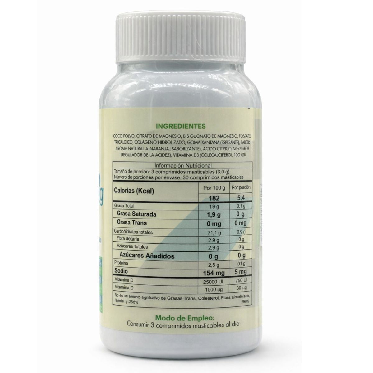 Citrato y Bisglicinato de Magnesio + Calcio y Vitamina D3 BARBER Zupram  – 90 Comprimidos