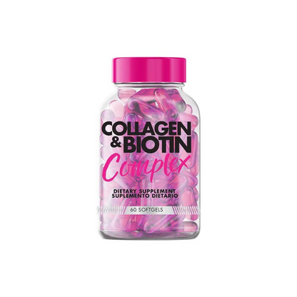 COLAGENO & BIOTINA COMPLEX 60 SOFTGELS - HEALTHY AMERICA
