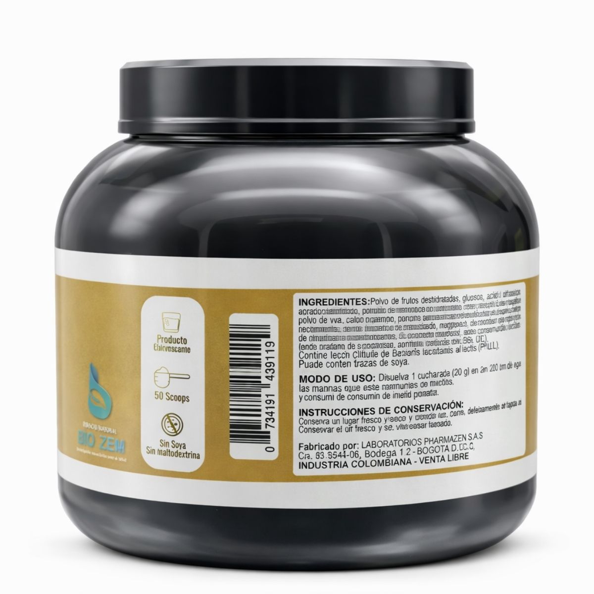 Colágeno Marino Hidrolizado COLAVINA Citrus Punch 1000 g Pharmazen