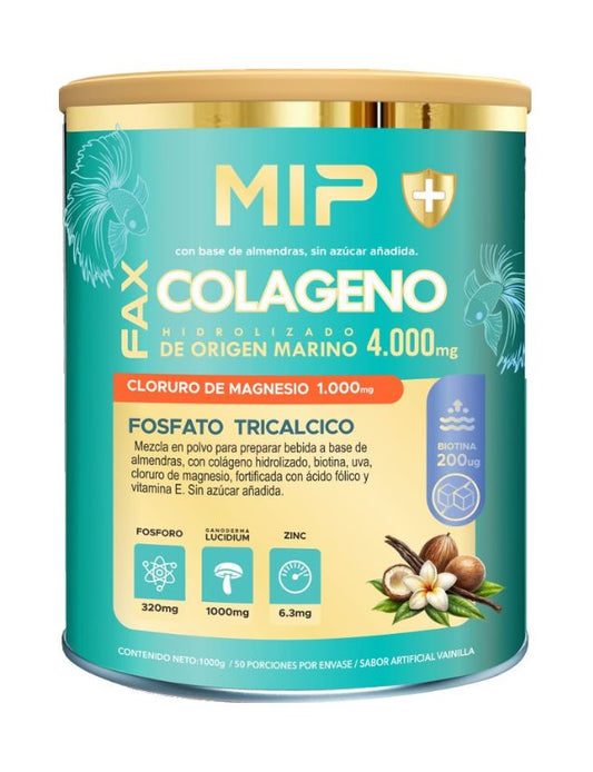 Colágeno Marino Hidrolizado 4.000 mg Con Biotina, Magnesio y Resveratrol  1000 g