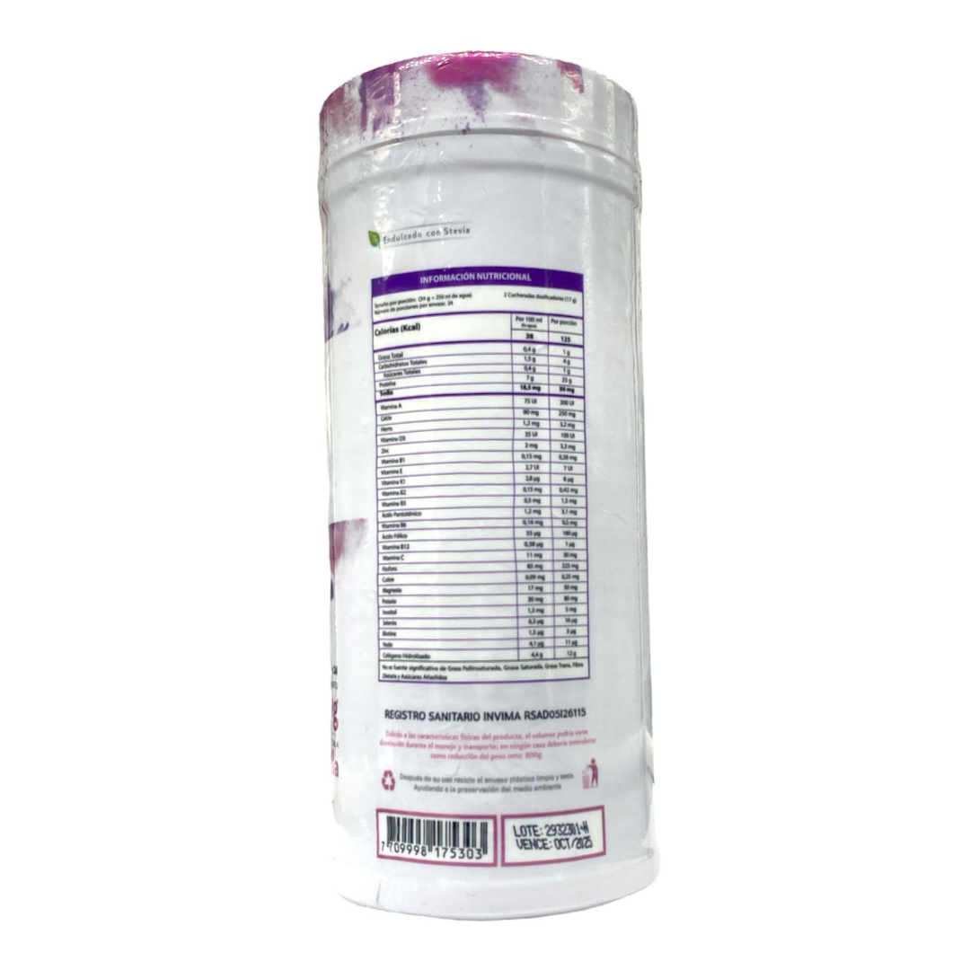 COLÁGENO HIDROLIZADO 800G VAINILLA - NUTRIDELI