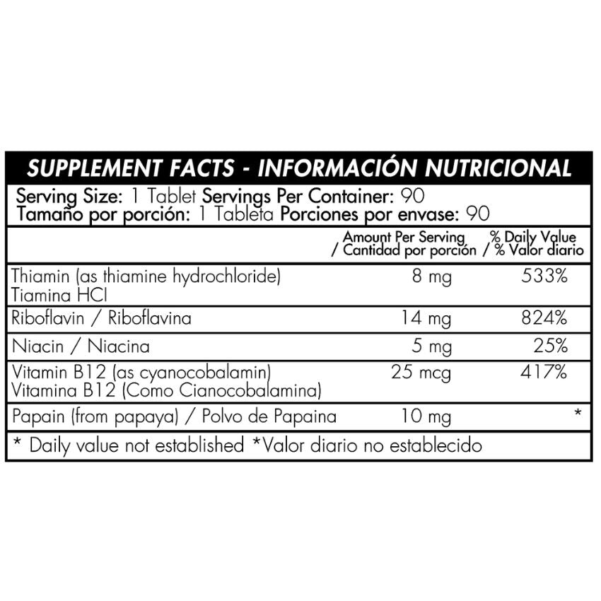 Complejo B con B12 90 Tabletas | Healthy America