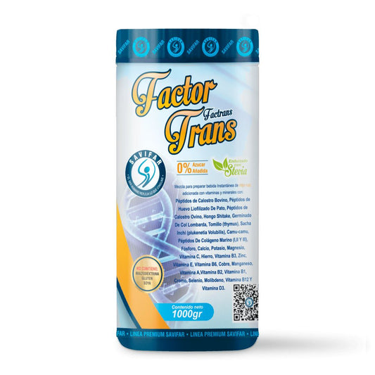 FACTOR TRANS (FACTRANS) Presentacion en Tarro de 1.000gr.