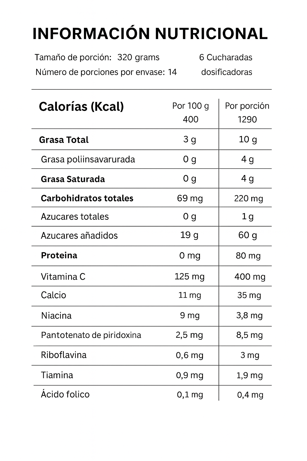 Fosfo Sure KIDS Con Acido folico zinc 1000g - Padel