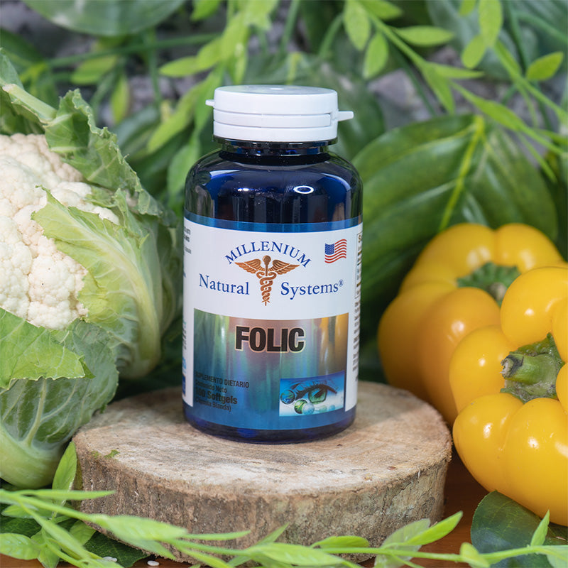 Folic Acido Folico x 100 Softgels - Natural systems