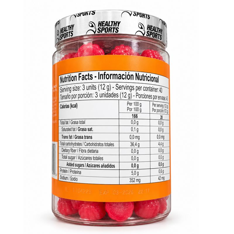 Forcehold Creatina Monohidratada Healthy Sports 120 Gomitas