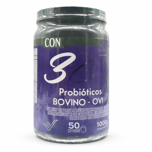 Calostro Premium 3 en 1 Bovino, Ovino y Caprino con Probióticos y Prebióticos – Sabor Vainilla – 1000g Hanaki Natural Products