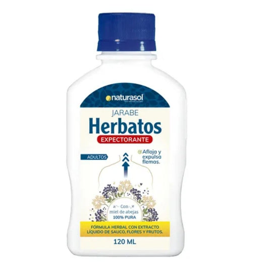 Jarabe expectorante natural con sauco y miel 100% pura 120 ml – Adultos