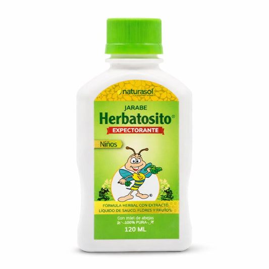 Jarabe expectorante herbal para niños Herbatosito con sauco y miel 120 ml