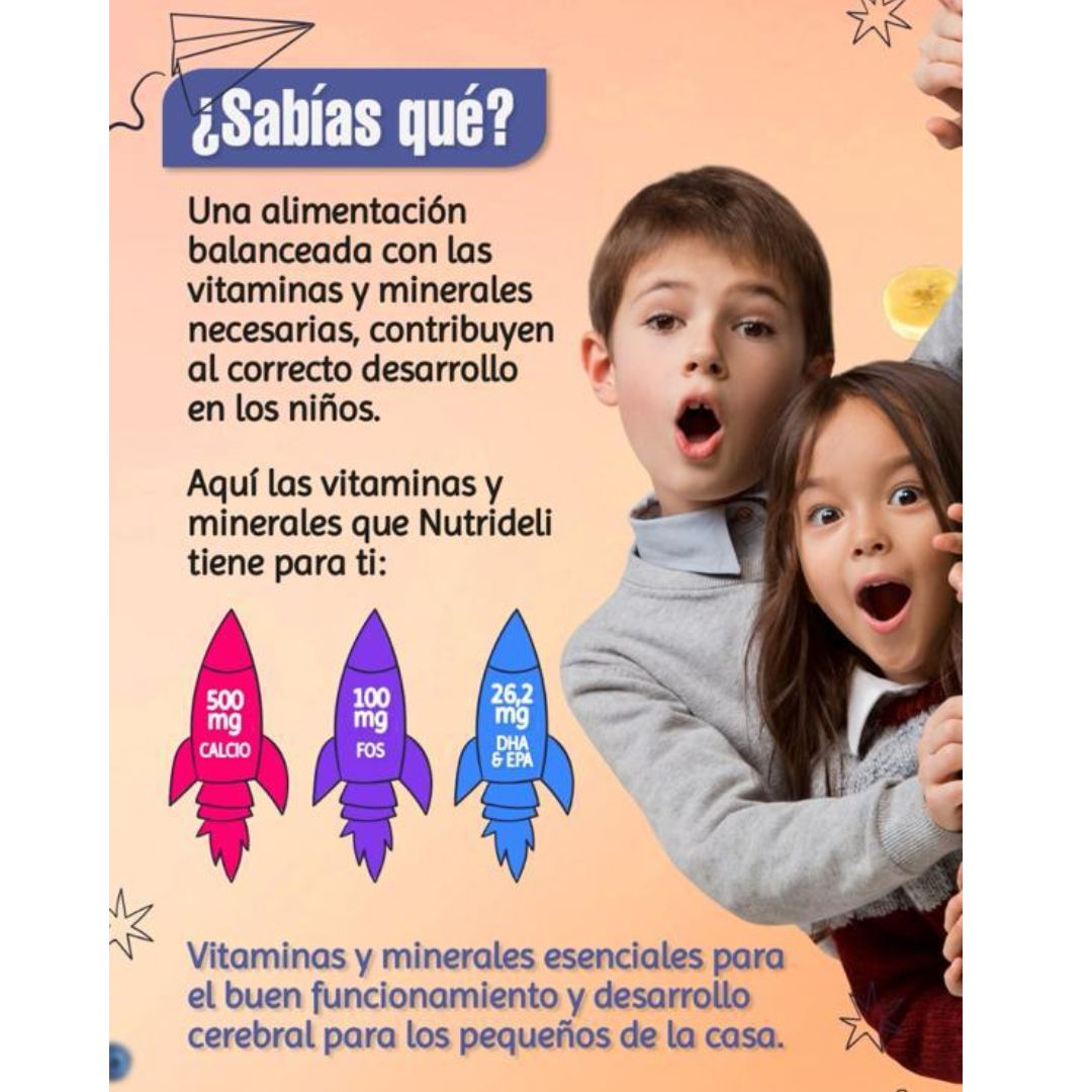 KIDS 4+ X 800G VAINILLA - NUTRIDELI