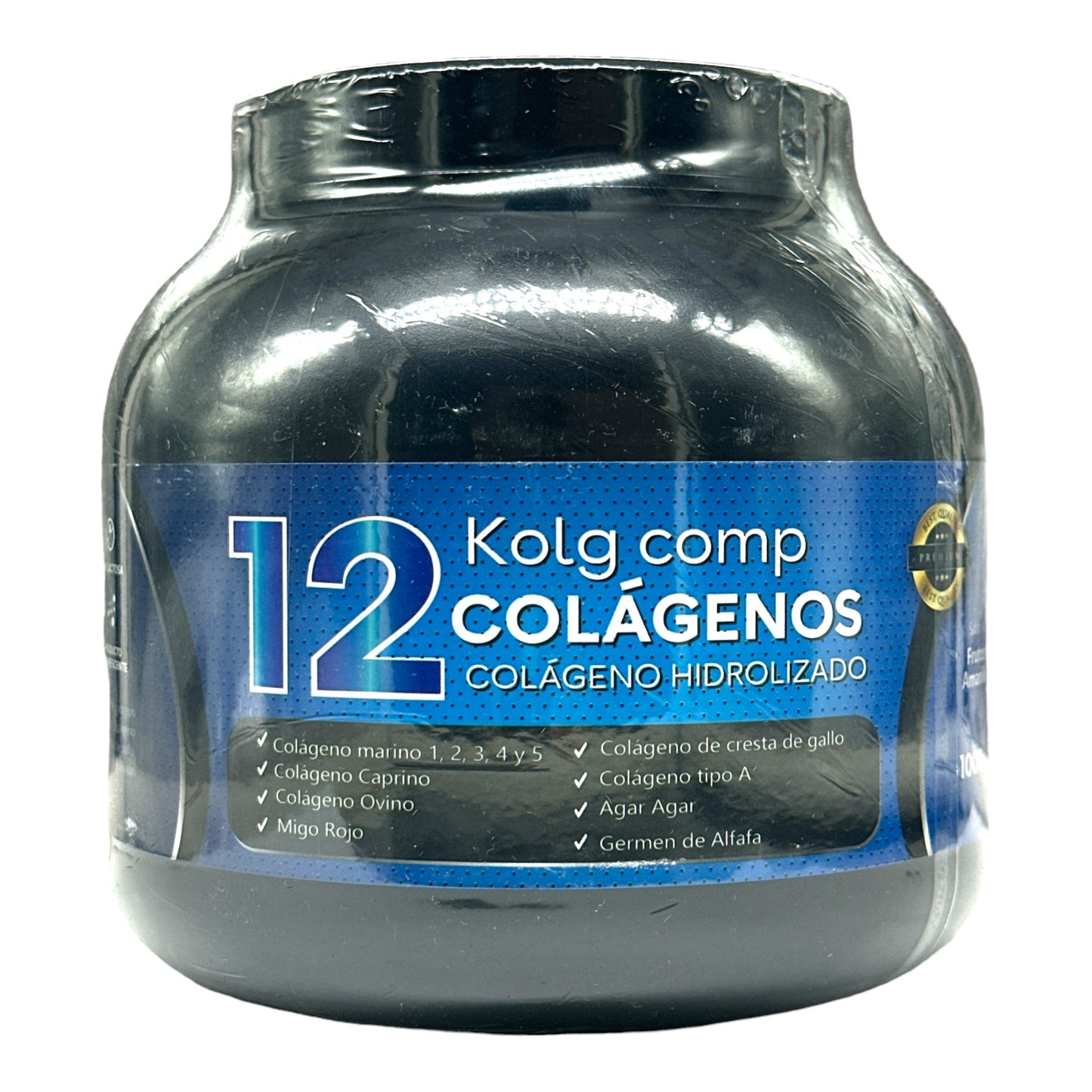 12 COLÁGENOS 15,000 mg Colágeno Hidrolizado  1.000 grs Pharmazen