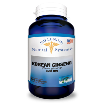 Korean Ginseng 820 mg x 100 Softgels