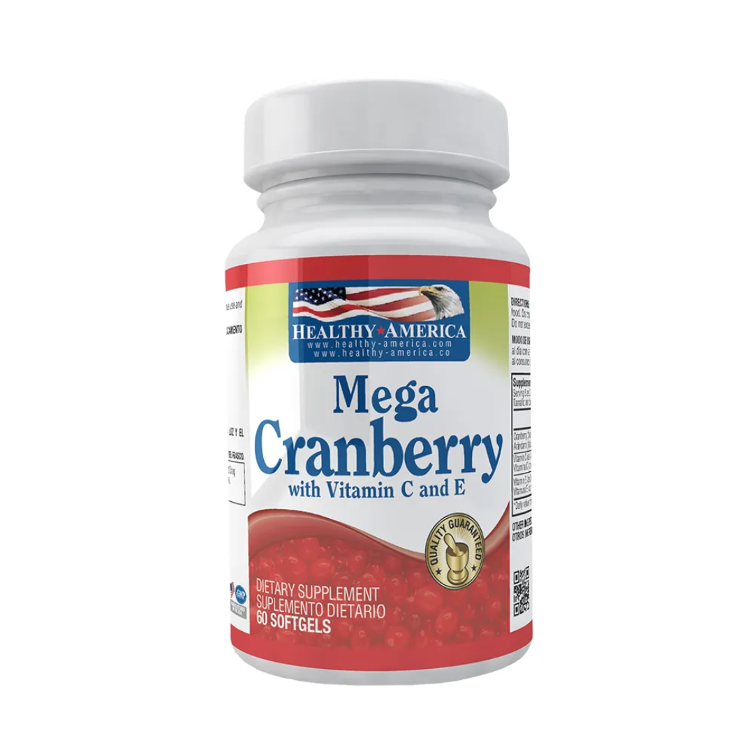 Mega Cranberry con Vitamina C & E 60 Softgels