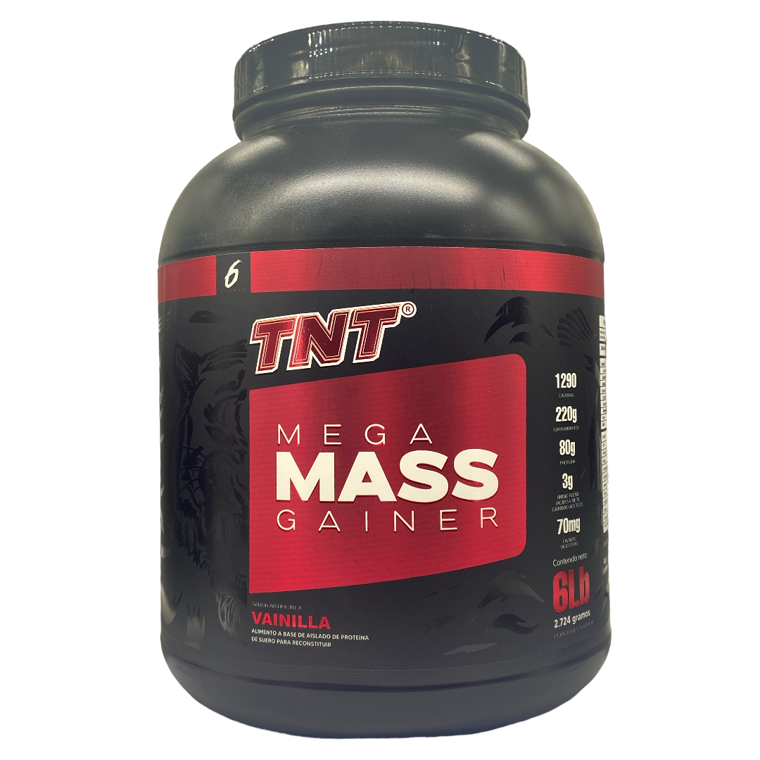 Proteína Mega Mass Gainer 6lb | Sabor Vainilla | TNT