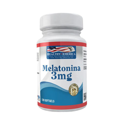 Melatonina 3mg 120 softgels - Healthy America