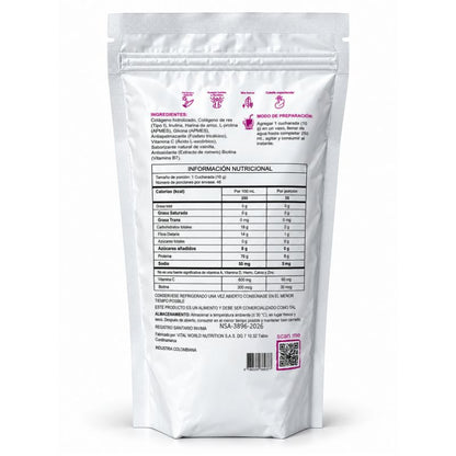 Microingredients Multi Collagen Peptides con Vitamina C y Biotina – 460 g