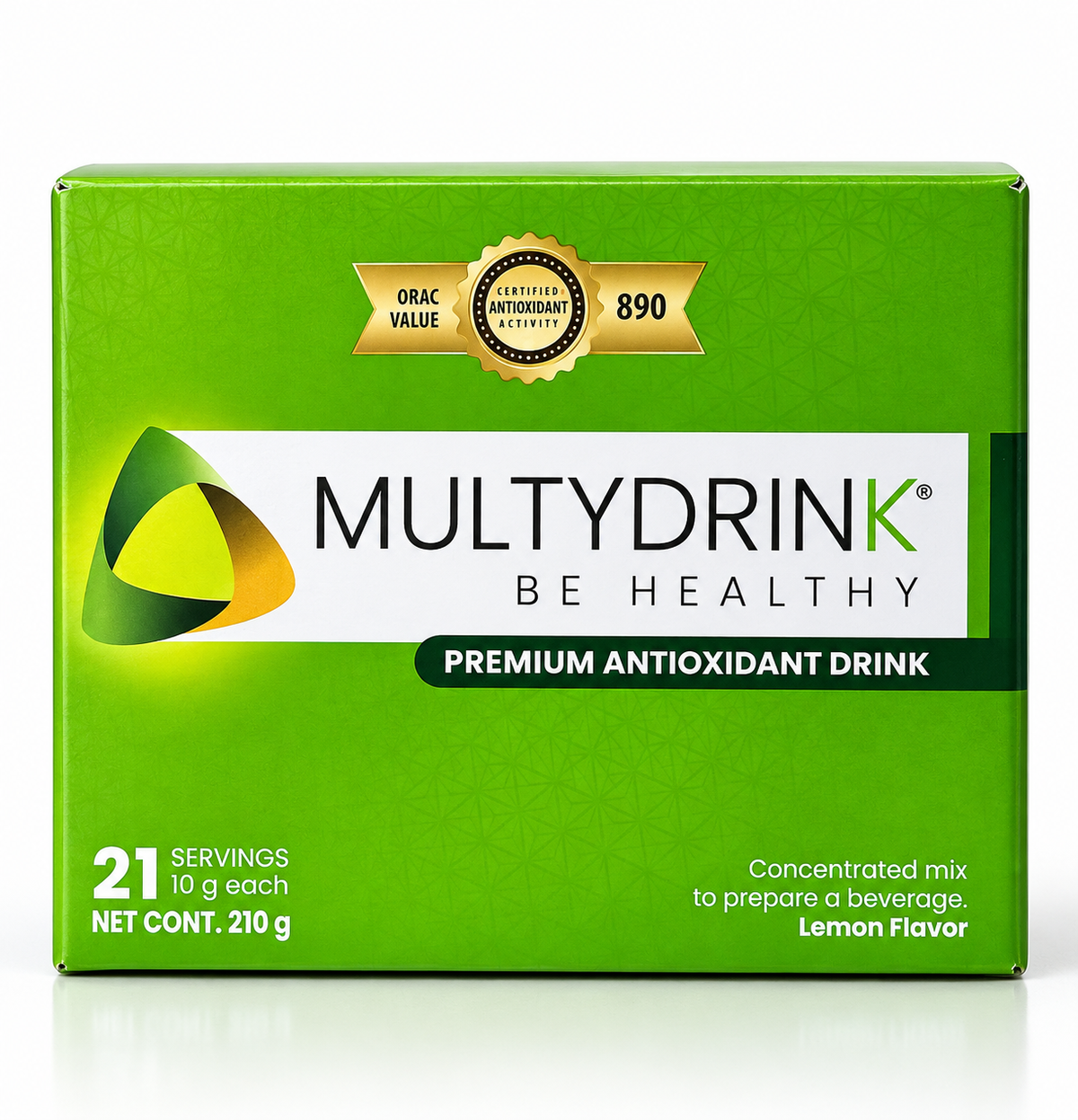 Multydrink Premium Antioxidant Drink Limón – 21 Sachets