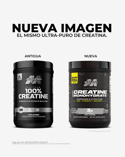 Creatine  Platinum 100% 80 Servicios | Muscletech