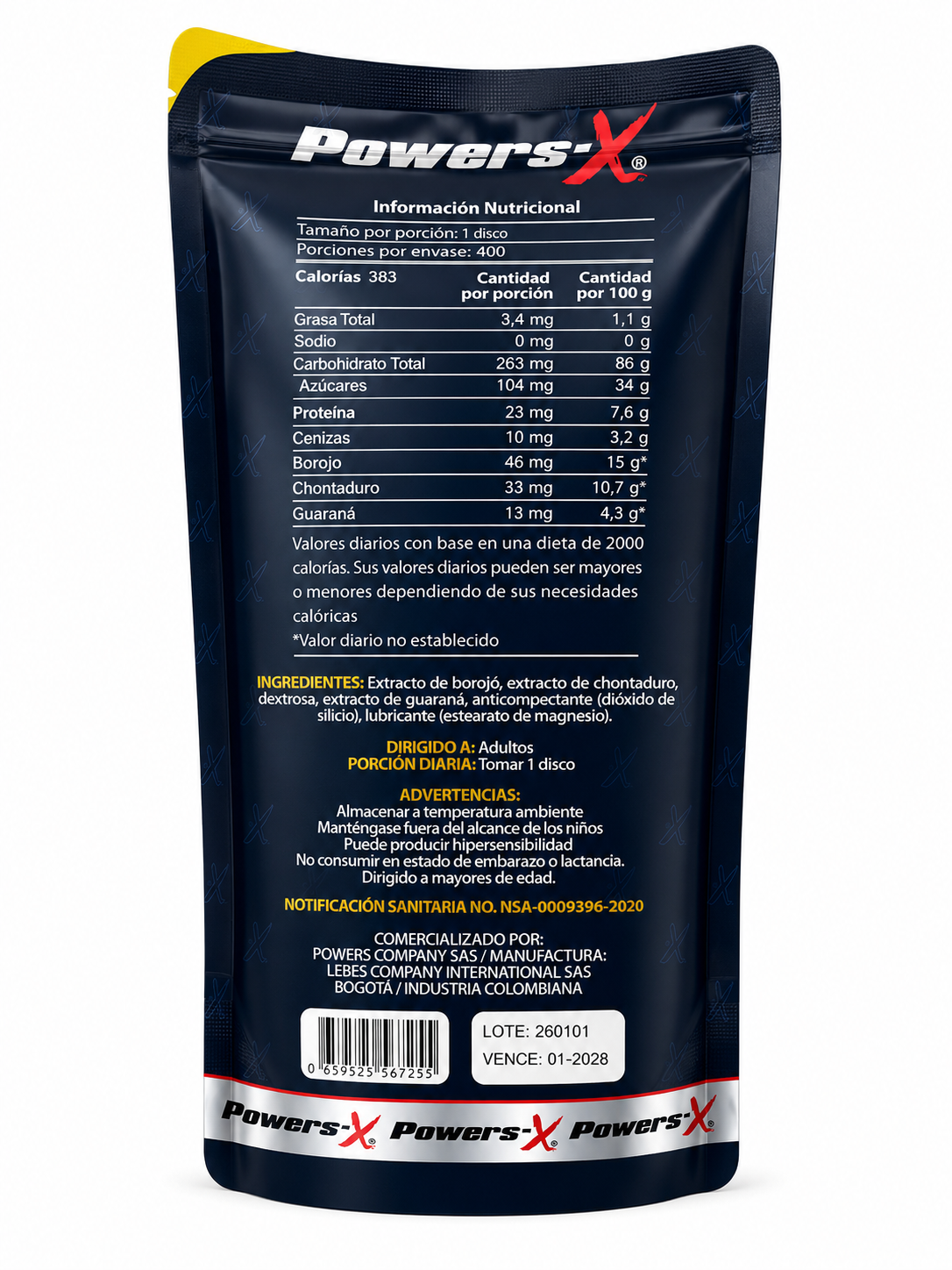 Powers-x PX POWER SEX  Bolsa (100 Cofres x4)400 Discos