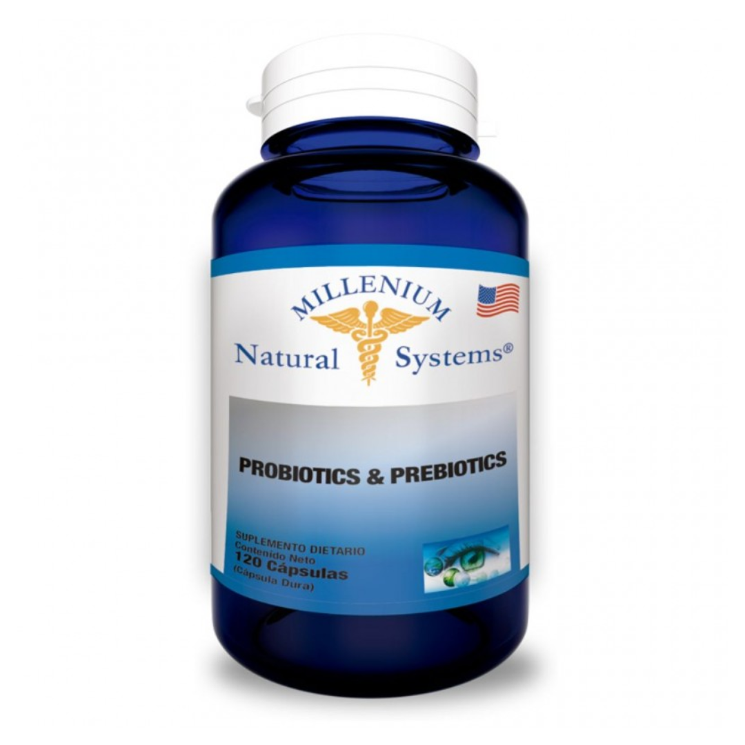 Probiotic y Prebiotics 120 Capsulas | Natural System