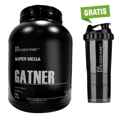 Proteína Hipercalórica Super Mega Gatner 5 lbs | Elite Gold Pure