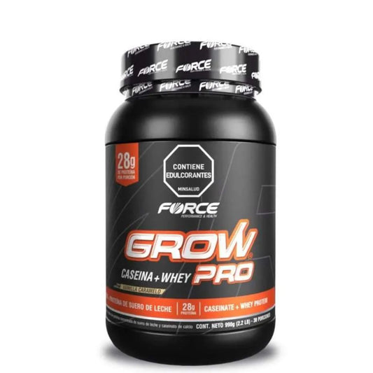 Grow Pro FORCE – Proteína Mixta Whey + Caseína 2 lb