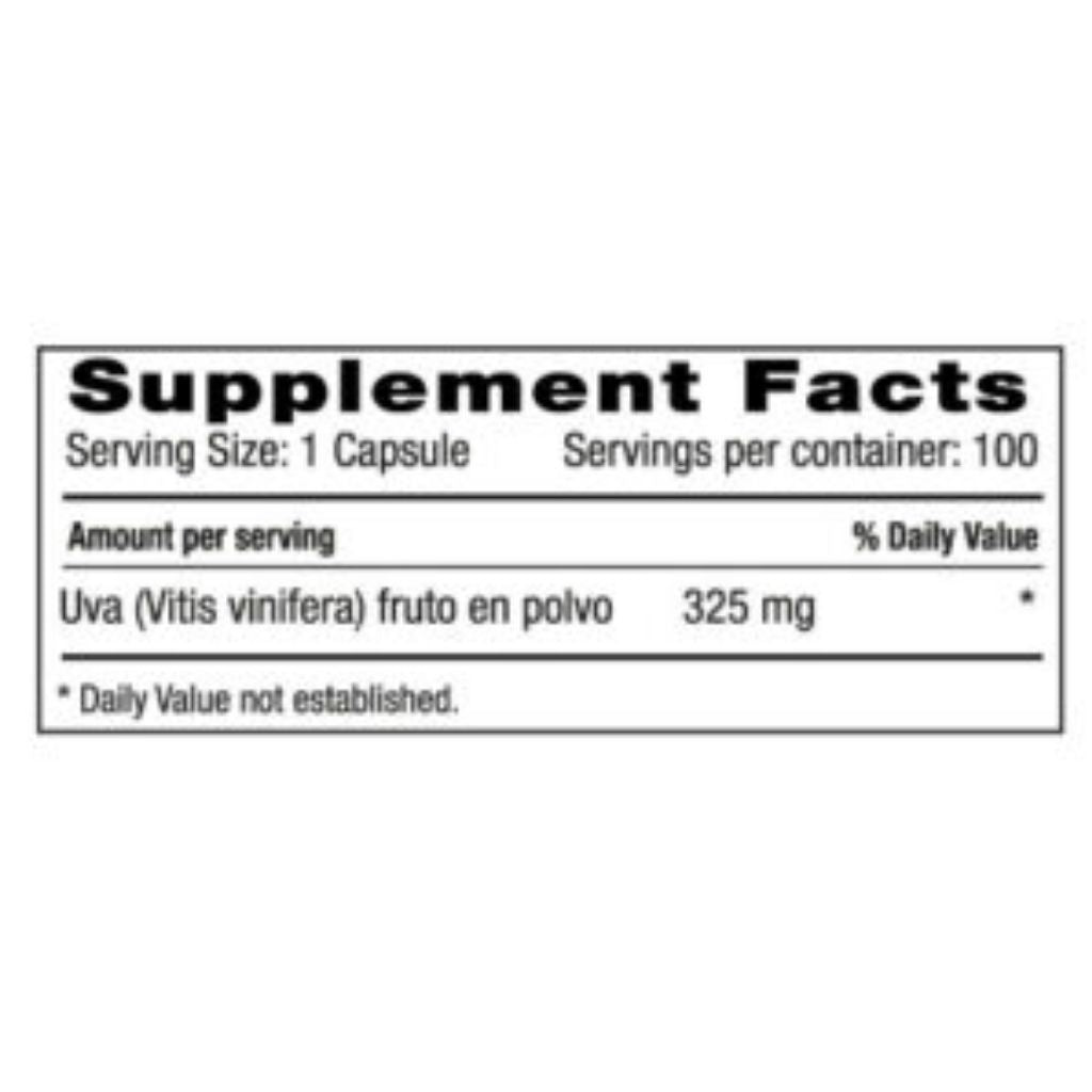 Resvertroll Complex 325 mg x 100 Cápsulas - Natural Systems