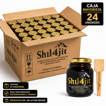 Shil4jit Borojo, Chontaduro y Malta - 120 ml - Caja x 24 Mayoristas