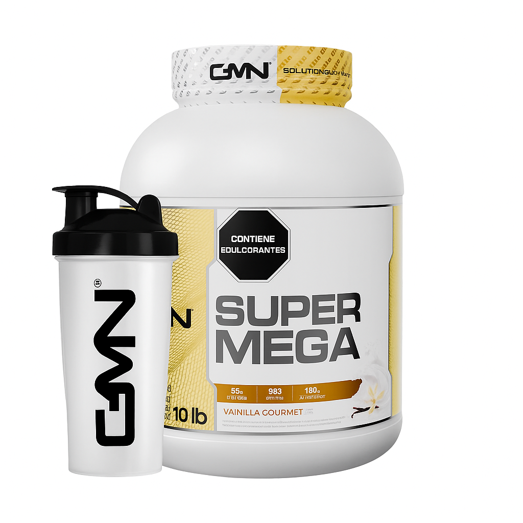Super Mega Gainer (Vainilla Gourmet) 10 lb + Shaker Gratis