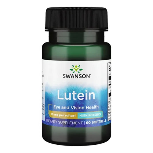 Suplemento Luteína 20 mg Swanson 60 Softgels
