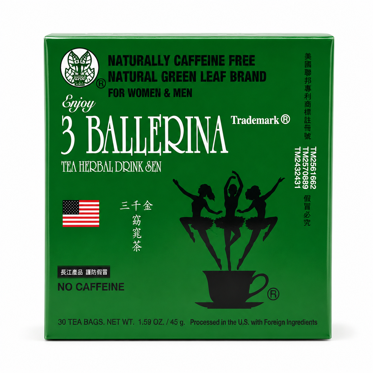 Té 3 Ballerina Herbal Drink Sen Caja x 30 Bolsas 45 g