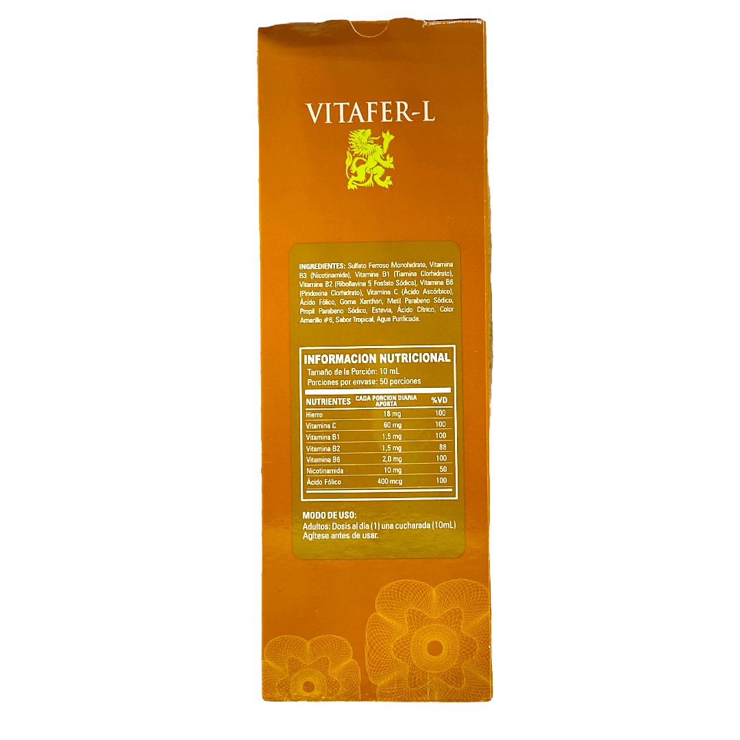 Vitafer L Jarabe 500ml - Natural Medy