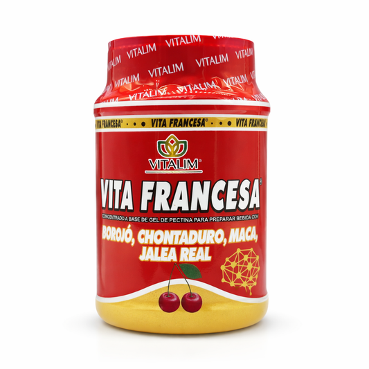 VITA FRANCESA VITALIM Concentrado con Borojó, Chontaduro, Maca y Jalea Real 300 ml