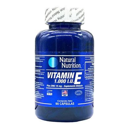 Vitamin E 90 softgels - Natural nutrition