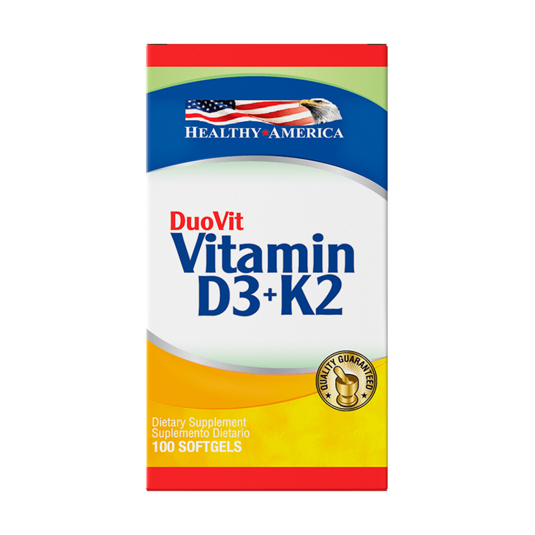 DUOVIT VITAMIN D3+K2 100 SOFTGELS