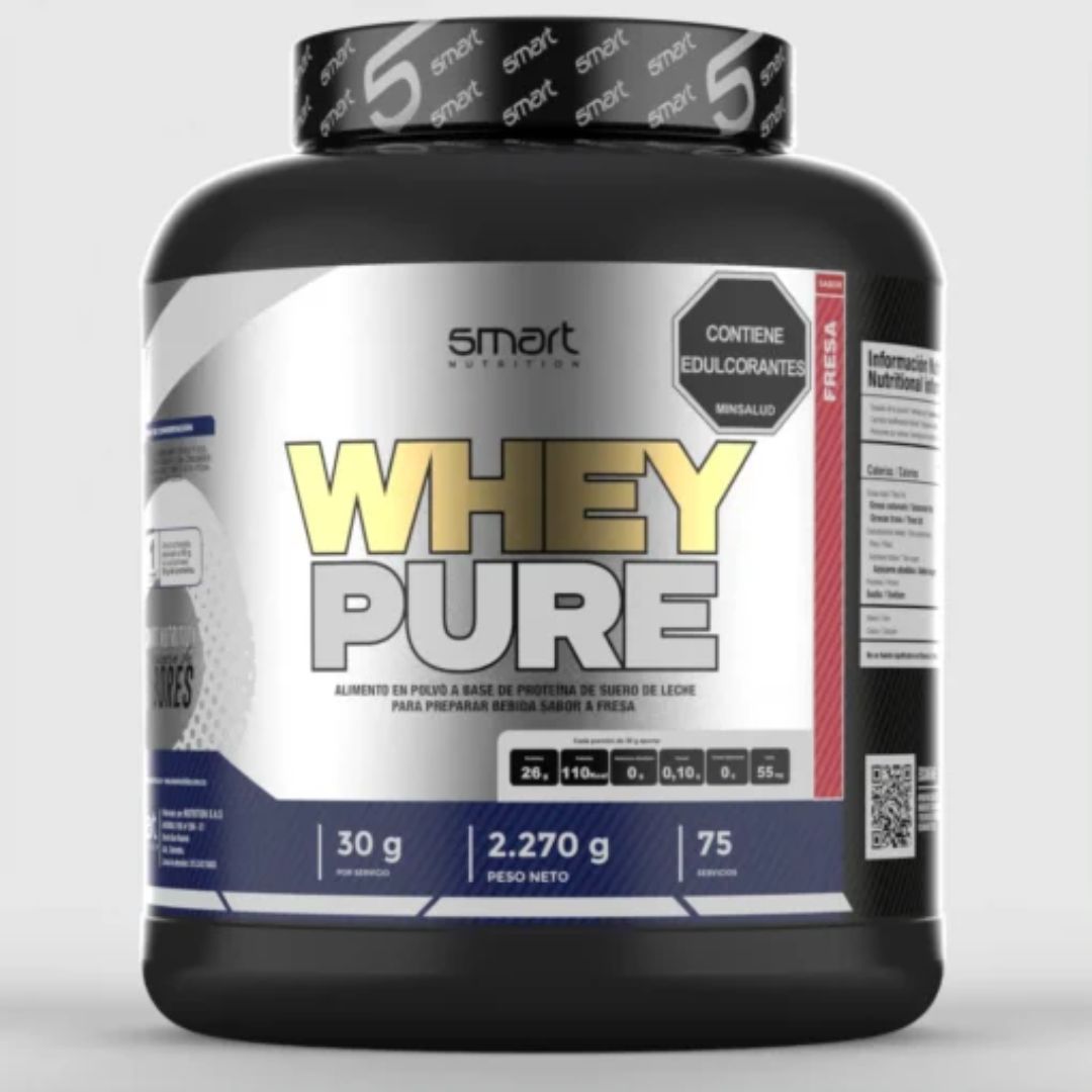 Proteína Whey Pure Limpia 5lb | SMART NUTRITION + Obsequio