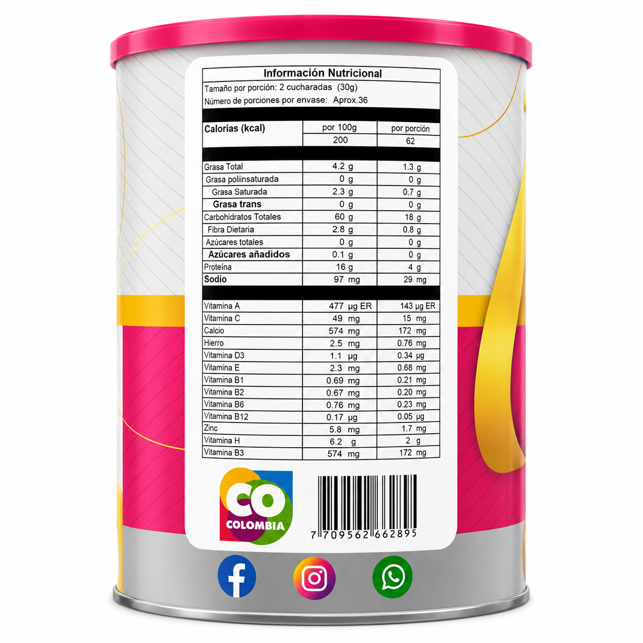 Colágeno Hidrolizado con Cúrcuma Nutri Pluss Sabor Uva 1100 g