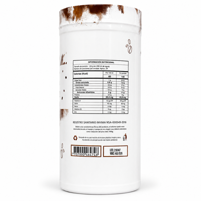 Colágeno Hidrolizado Cream &amp; Coffee con Crema de Coco y Café |  800 g Vainilla