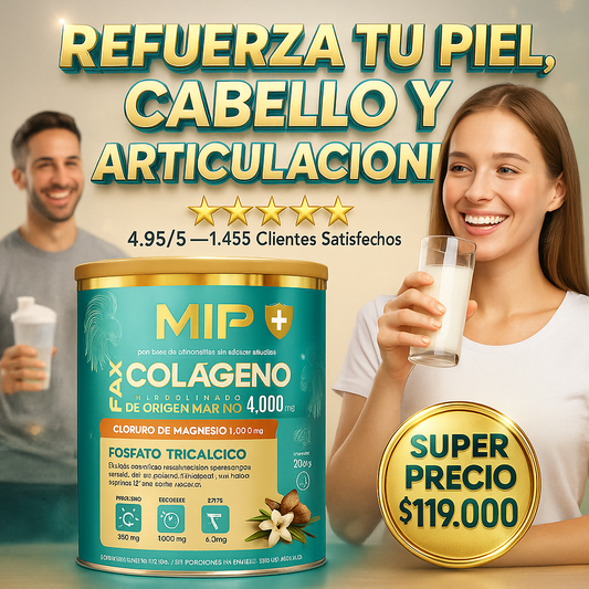 Colágeno Marino Hidrolizado 4.000 mg Con Biotina, Magnesio y Resveratrol  1000 g (promoción x 2 und )