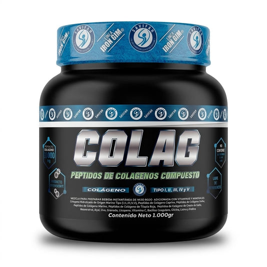 Colágeno 6 Tipos Savifar 1000 g Peptidos de Colágeno Compuesto