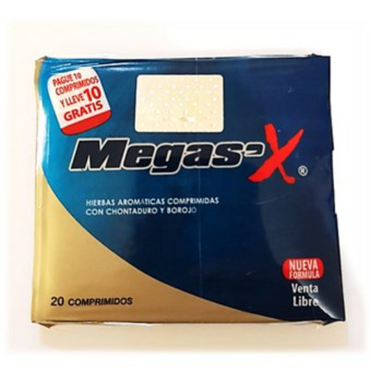 Megas'X Gold Caja Azul - 20 comprimidos
